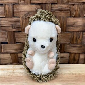Hallmark Plush Hedgehog Toy - Cream and Brown